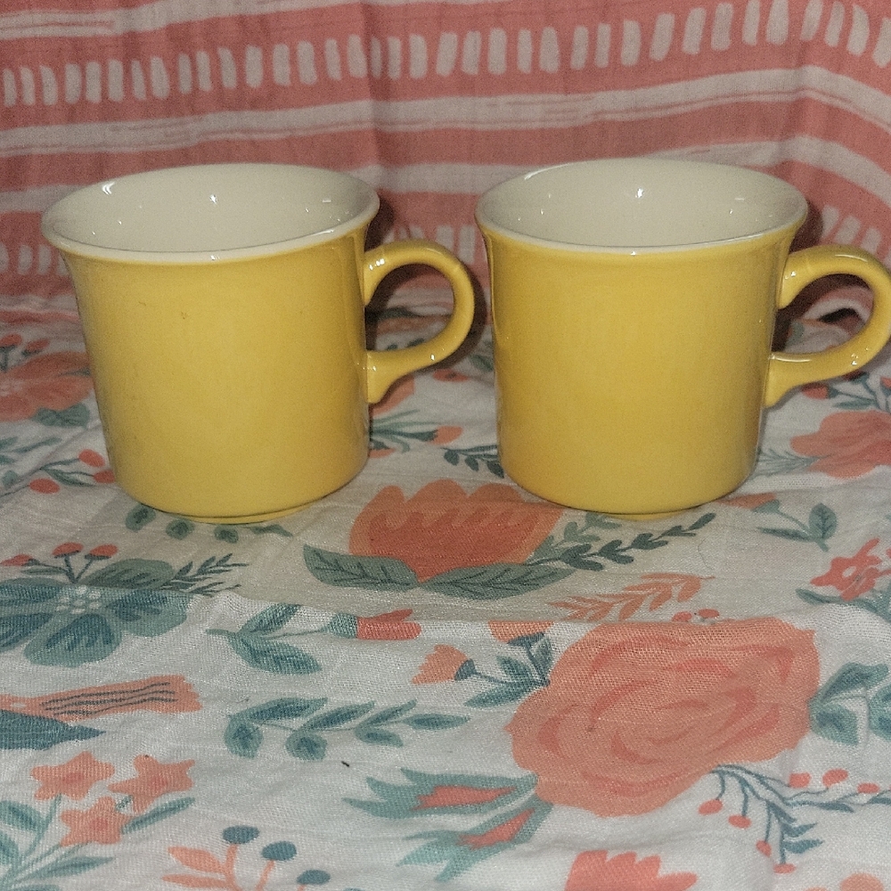 Yellow Ceramic Mugs